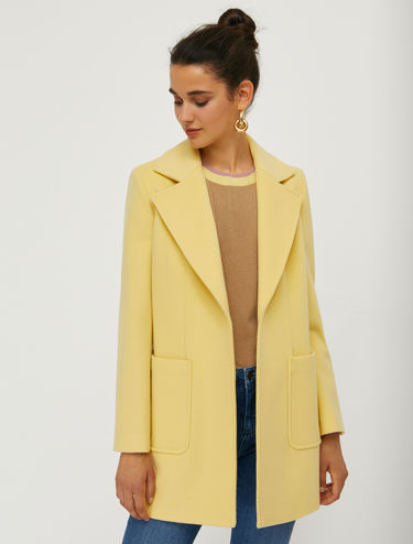 yellow duster jacket