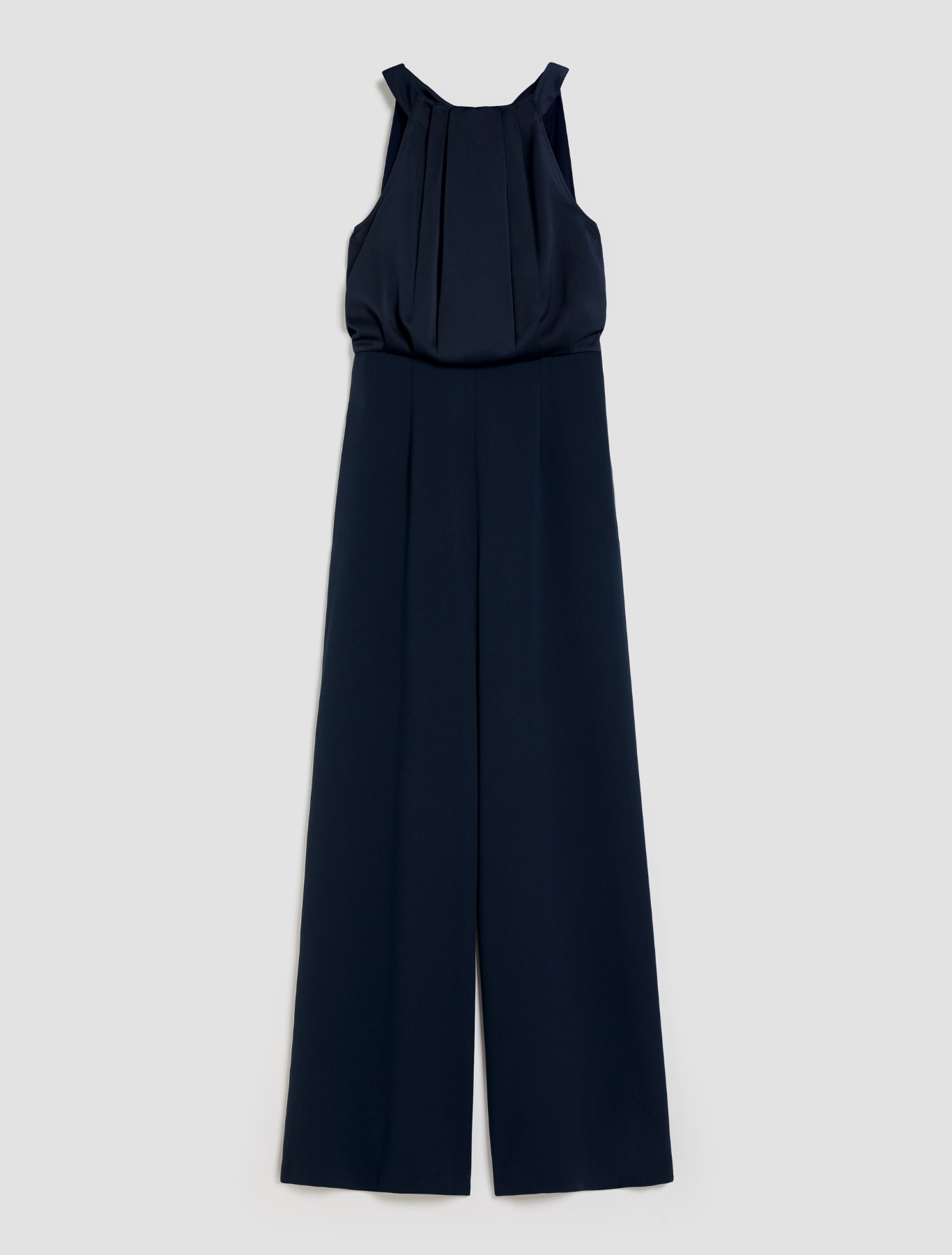 Envers satin crêpe jumpsuit, midnight blue - Max\u0026Co.