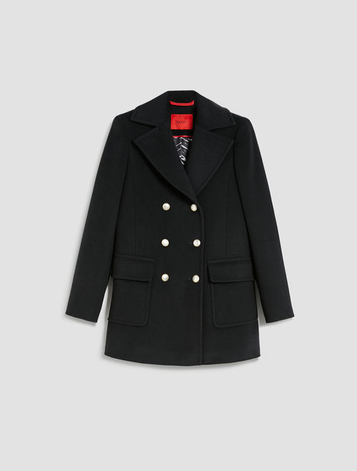 Tailored Pea Coat Black Max Co Tailored Pea Coat Black Max Co, Tailored Pea Coat Womens