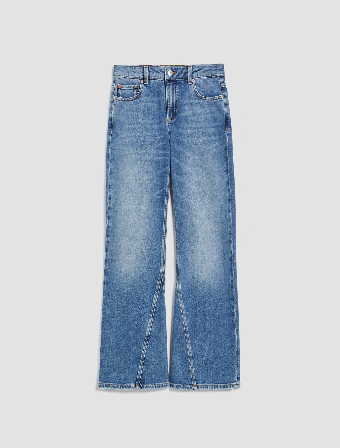 Kick-flare jeans, navy blue - Max\u0026Co.