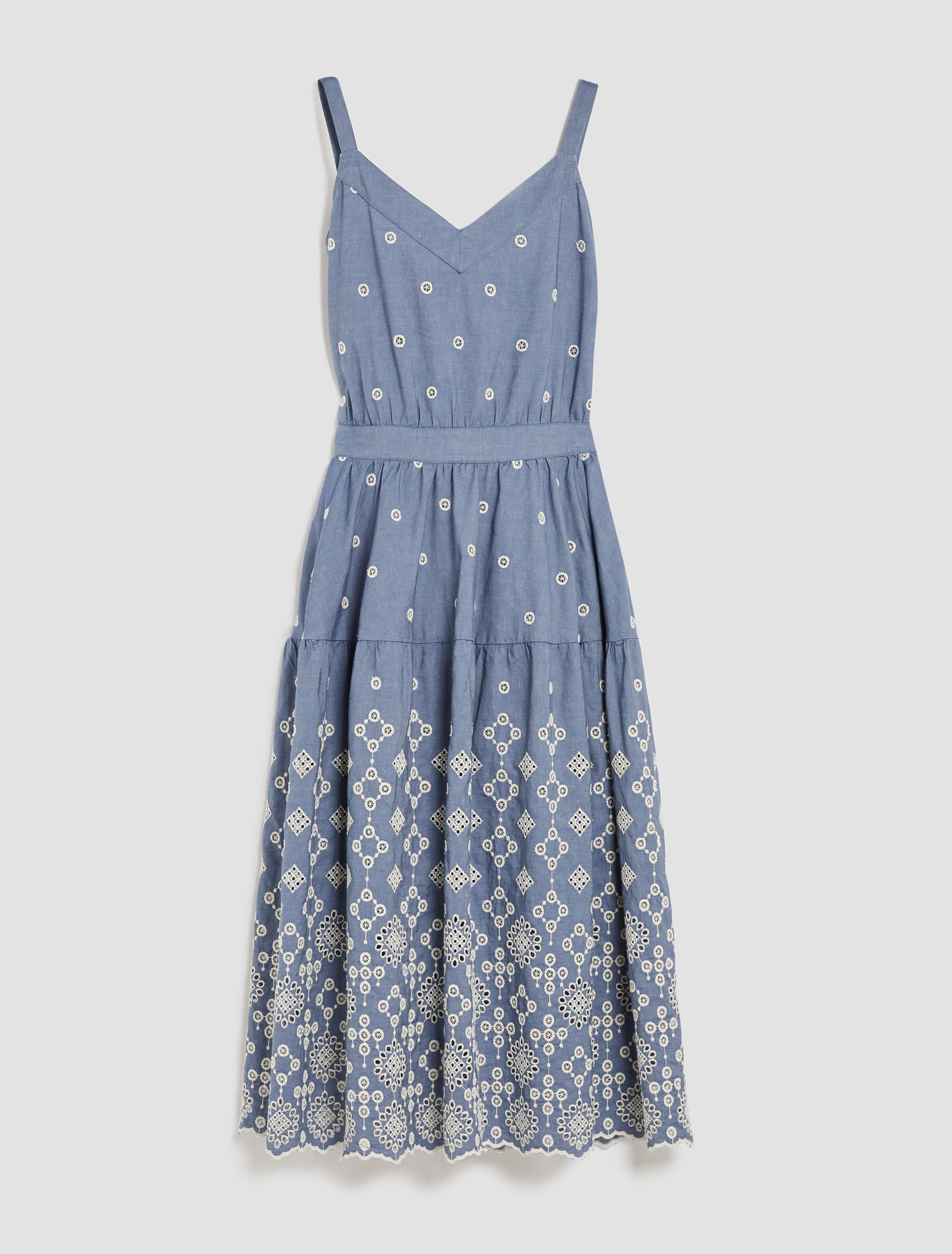 linen broderie anglaise dress 