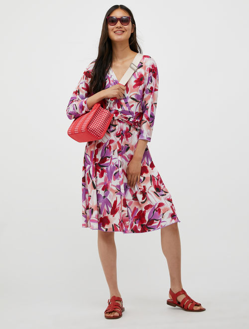 ダンテ フローラル ジャージー ワンピース ローズピンクパターン Max Co