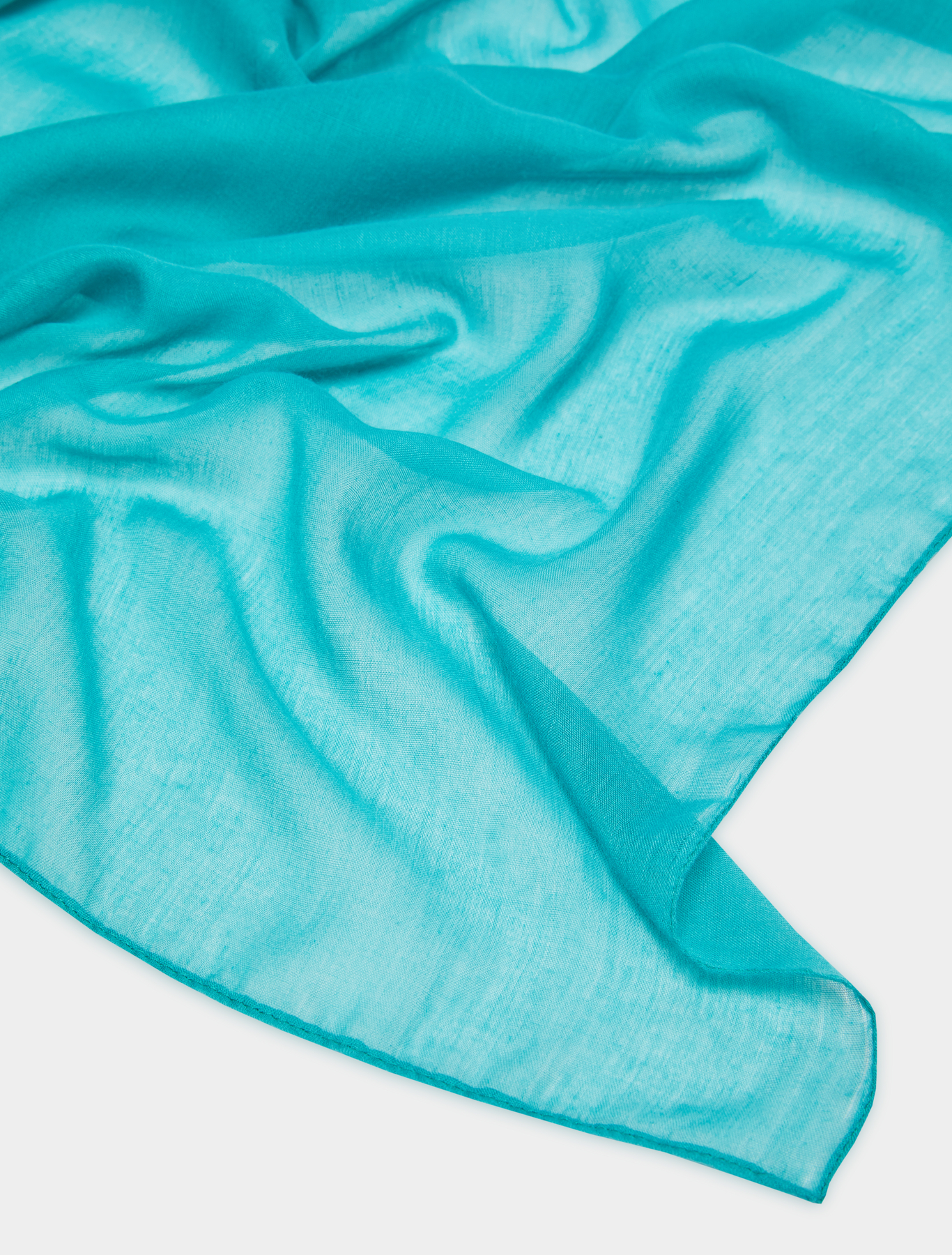Flowing voile stole, green - Max\u0026Co.