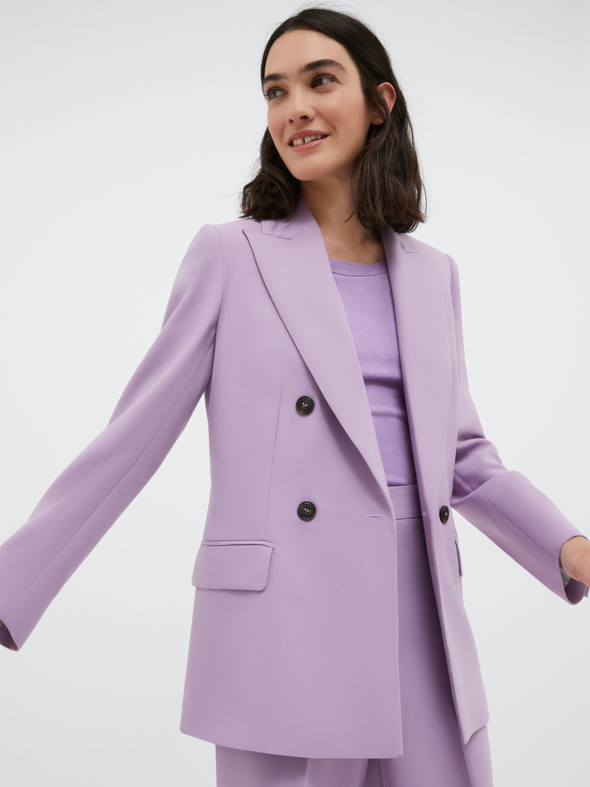 Envers satin blazer - lilac - MAX&Co. - 1
