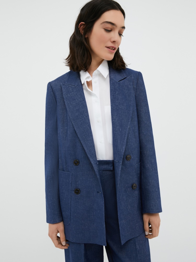 Longline blazer - air force blue - MAX&Co.