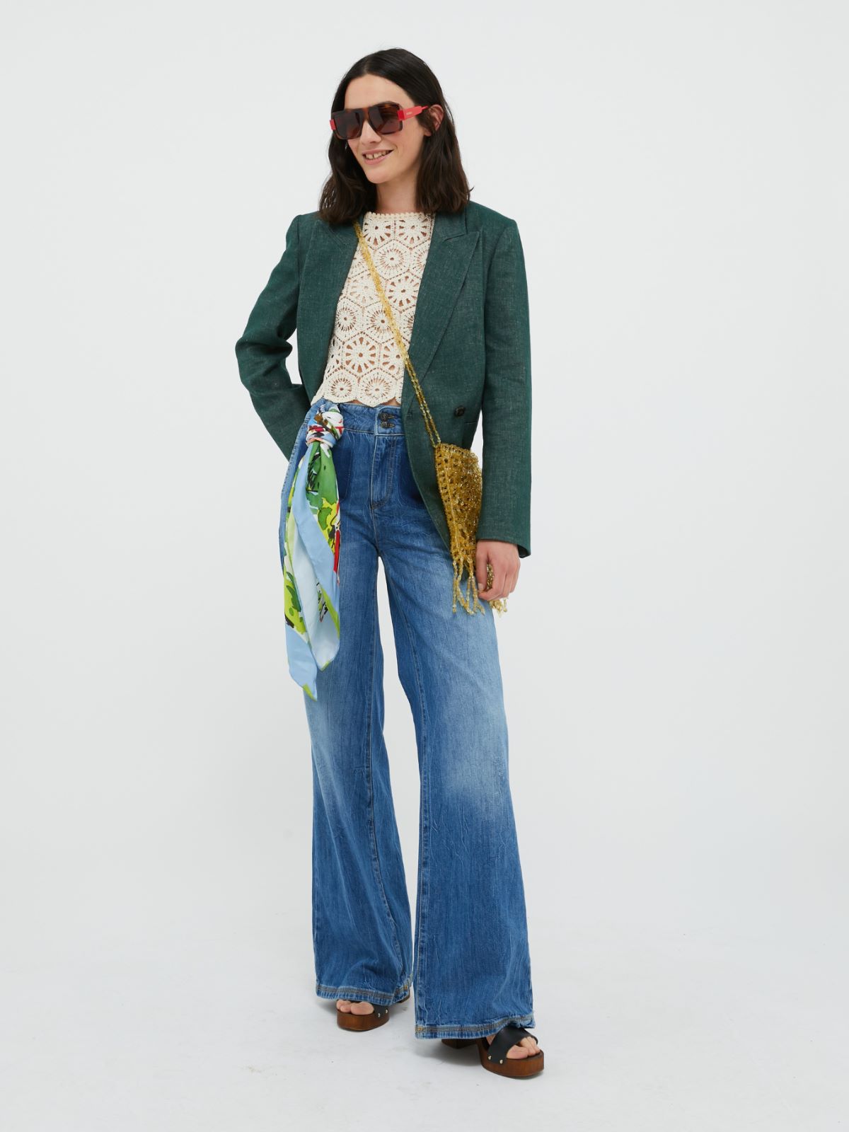 Longline blazer - emerald green - MAX&Co. - 4