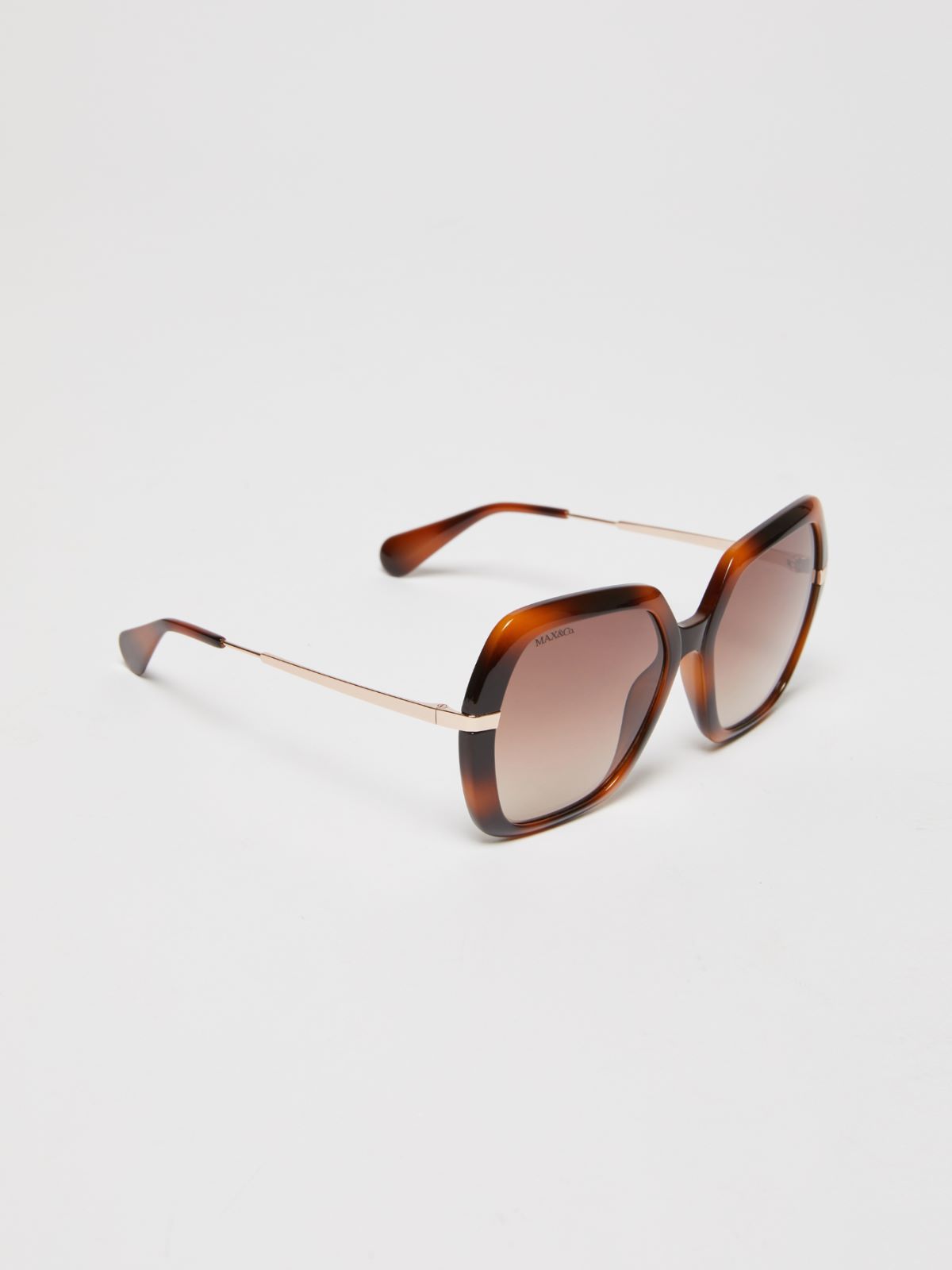 Oversized square sunglasses - dark brown - MAX&Co. - 2