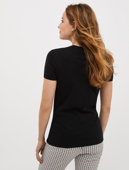 Slim-fit logo T-shirt - Black - MAX&Co. - 2