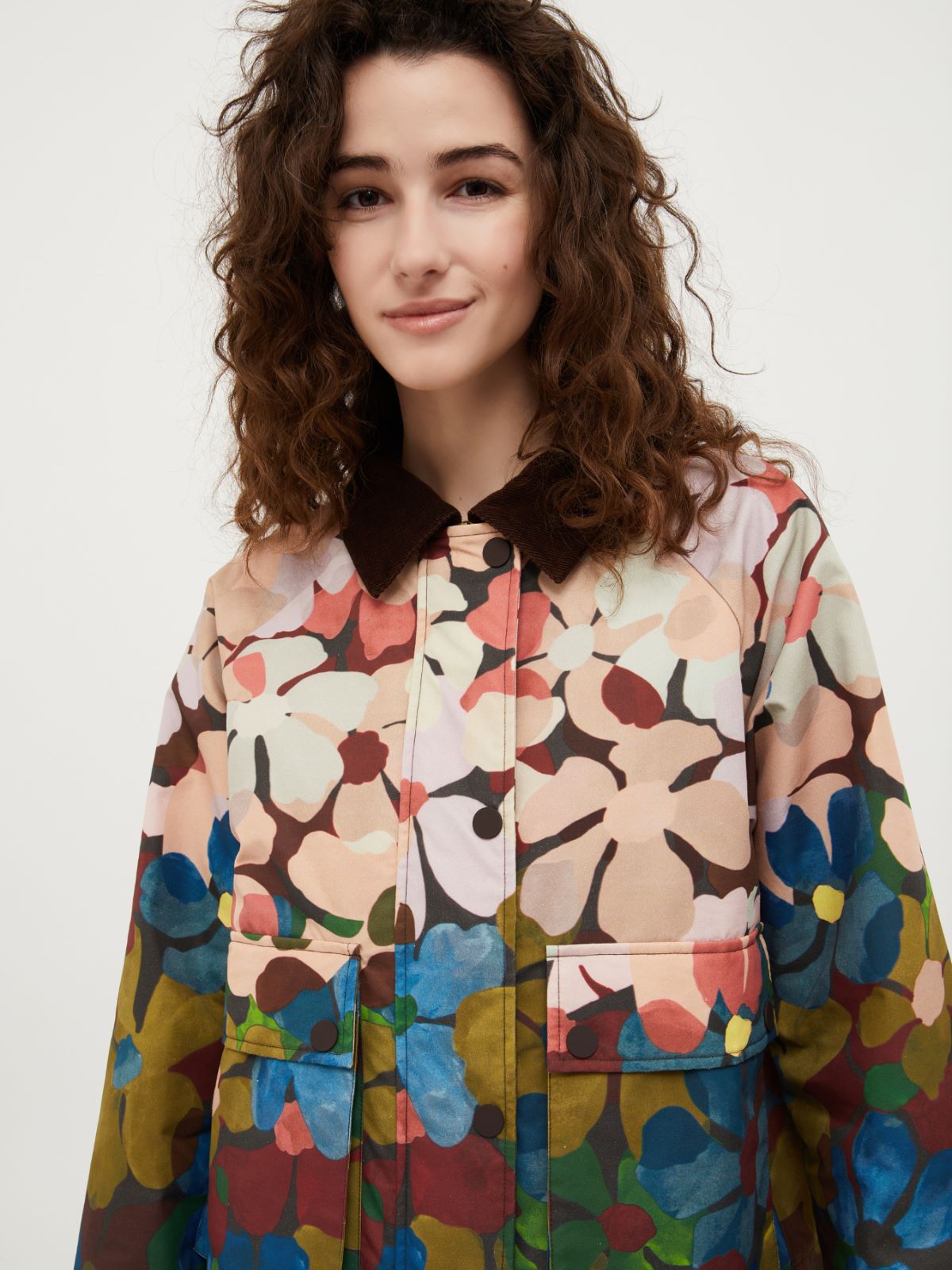 Jacke aus technischem Gabardine, jeansblau | MAX&Co