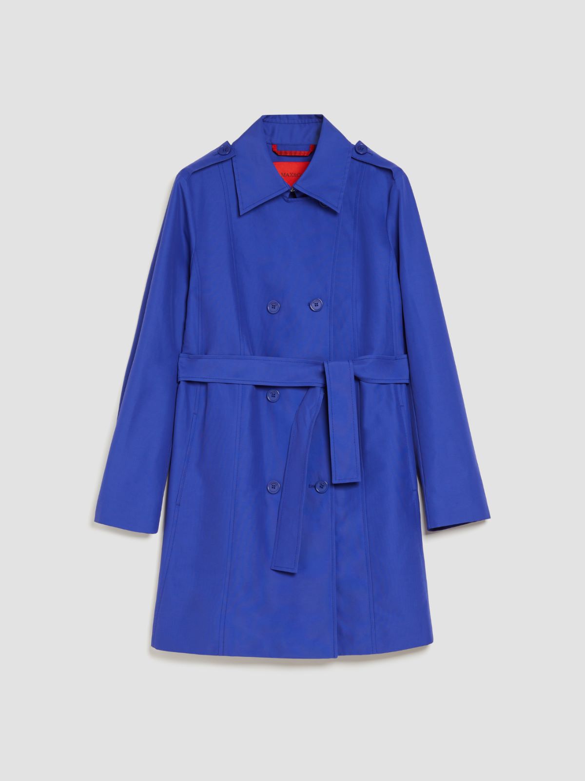 Double-breasted trench coat - midnight blue - MAX&Co.