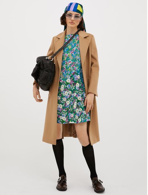 Robe tunique en sergé à fleurs - fantasia verde smeraldo - MAX&Co. - 4