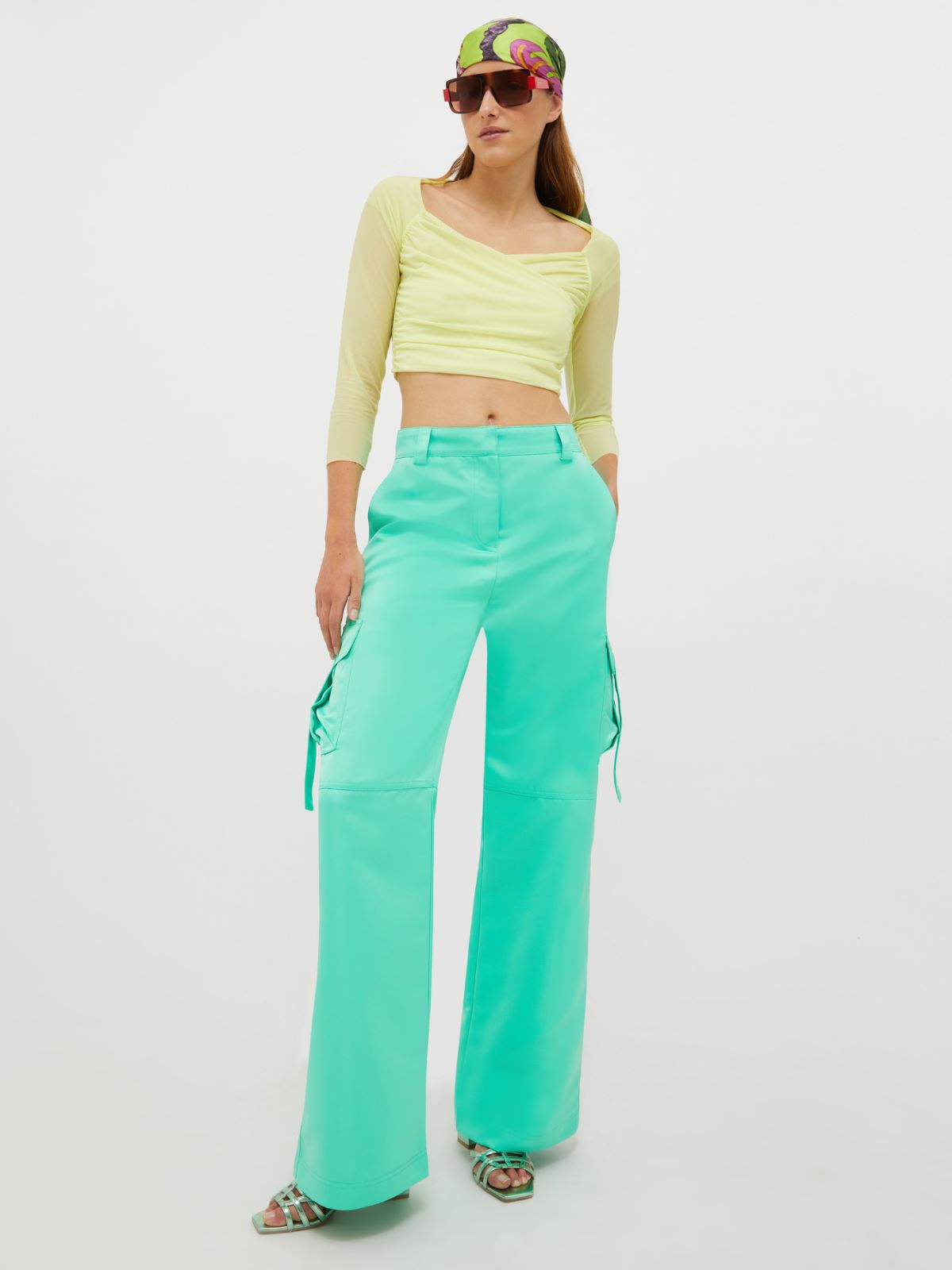 Duchesse cargo trousers - green - MAX&Co. - 4