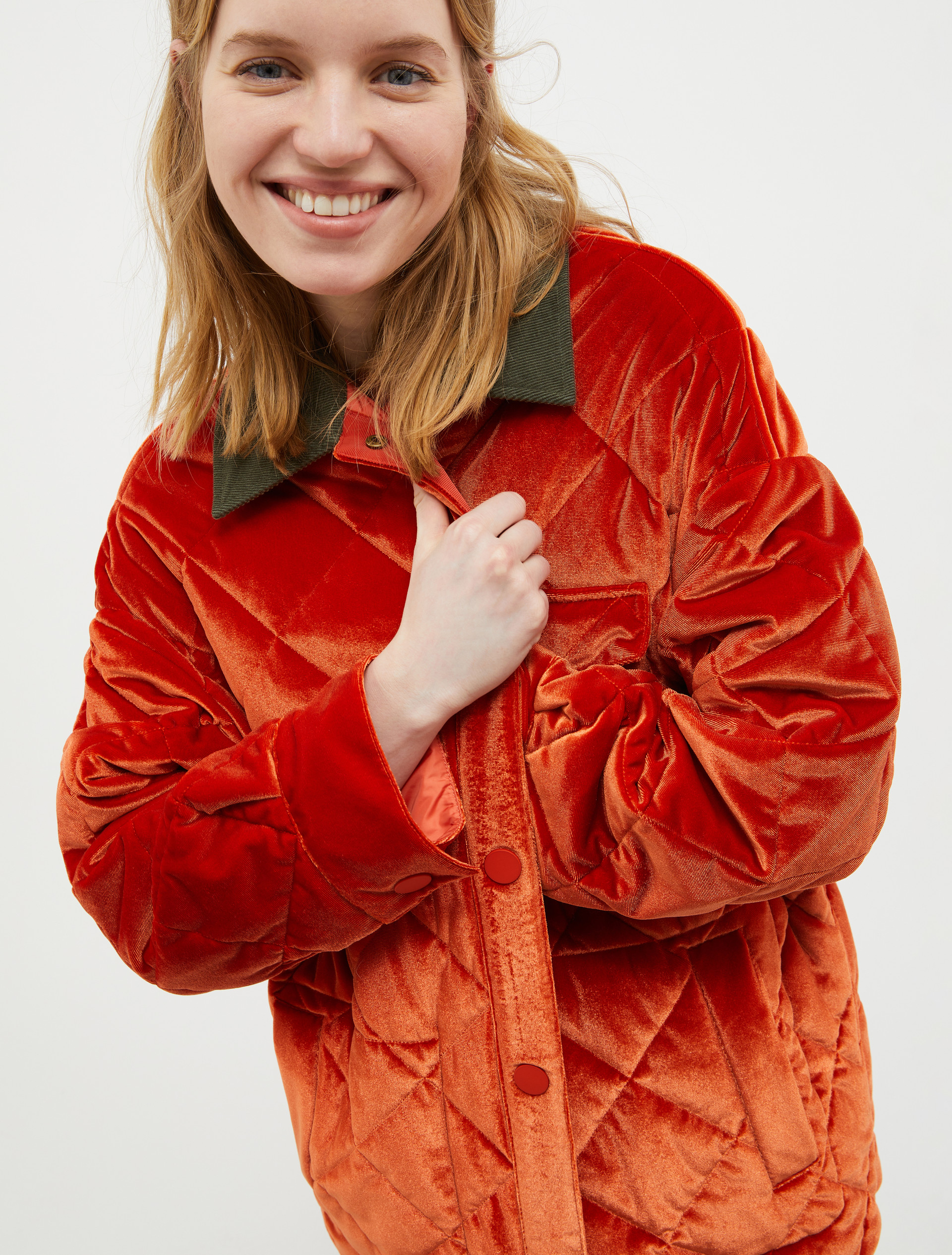 Reversible quilted jacket, orange | Max&Co. Reversible quilted jacket - orange - MAX&Co. - 3