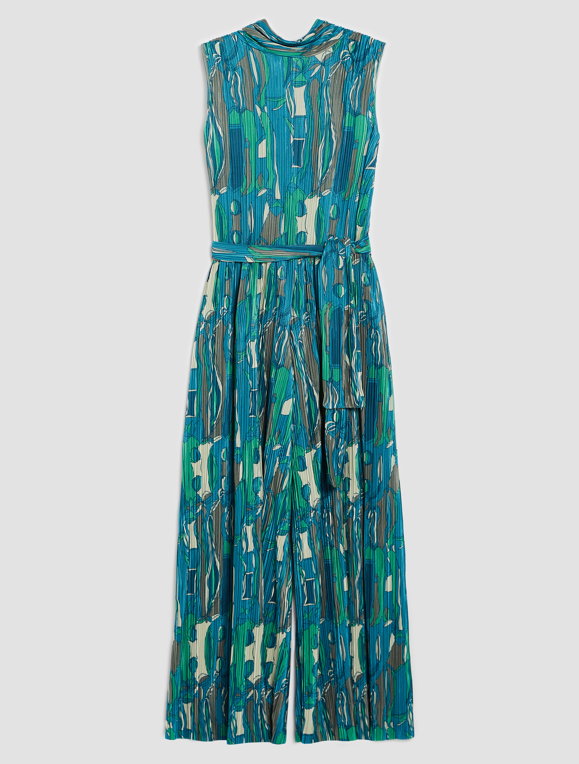 Jumpsuit aus Jersey mit Mikro-Plissee, grunes muster | Max&Co. Jumpsuit aus Jersey mit Mikro-Plissee - grunes Muster - MAX&Co. - 5