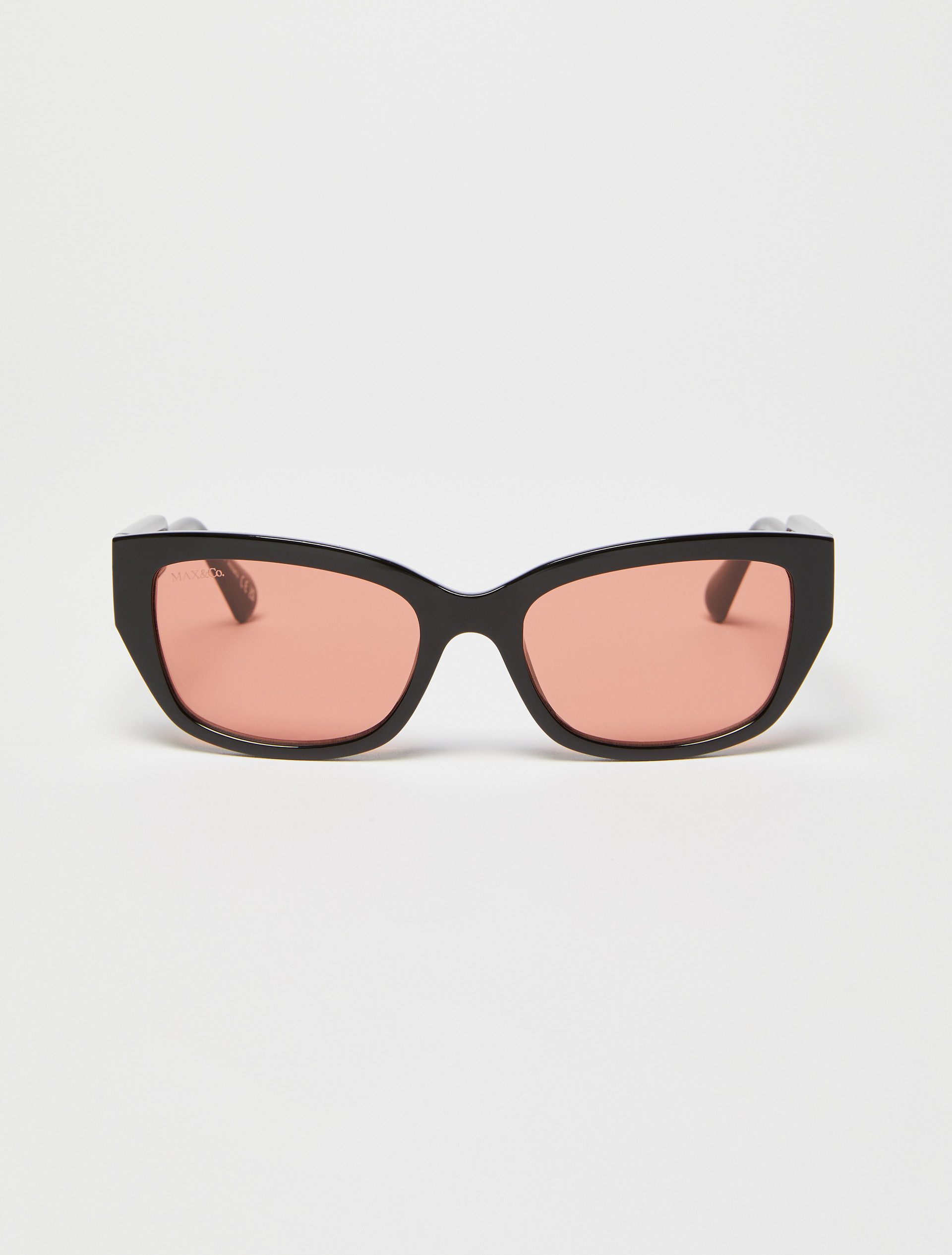 Rectangular butterfly sunglasses, black | MAX&Co 