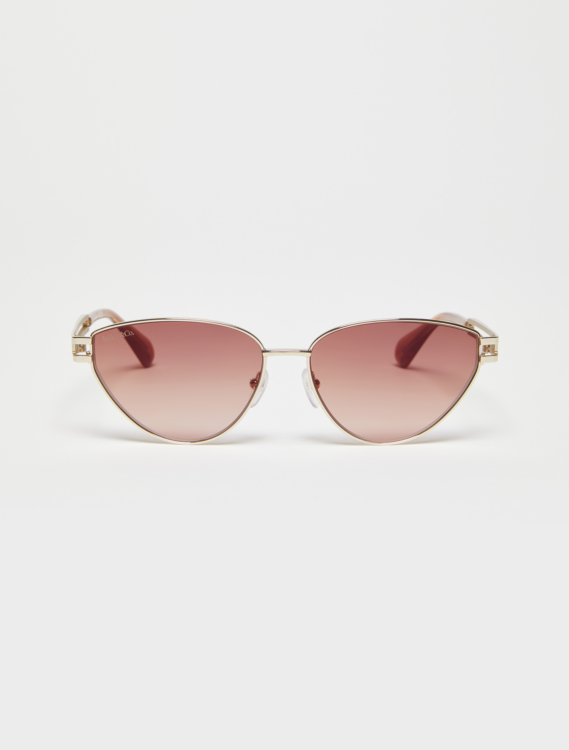 Metal cat-eye sunglasses, brown | MAX&Co