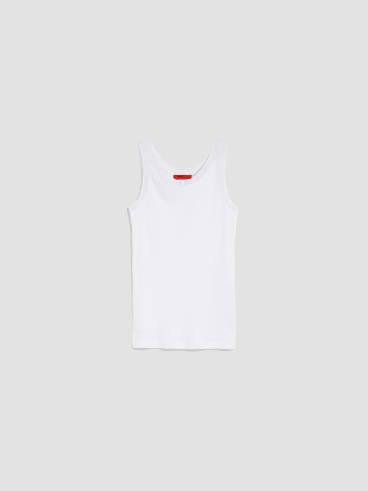 [モルフェッタ] ボイルトリム タンクトップ - OPTICAL WHITE - MAX&Co.