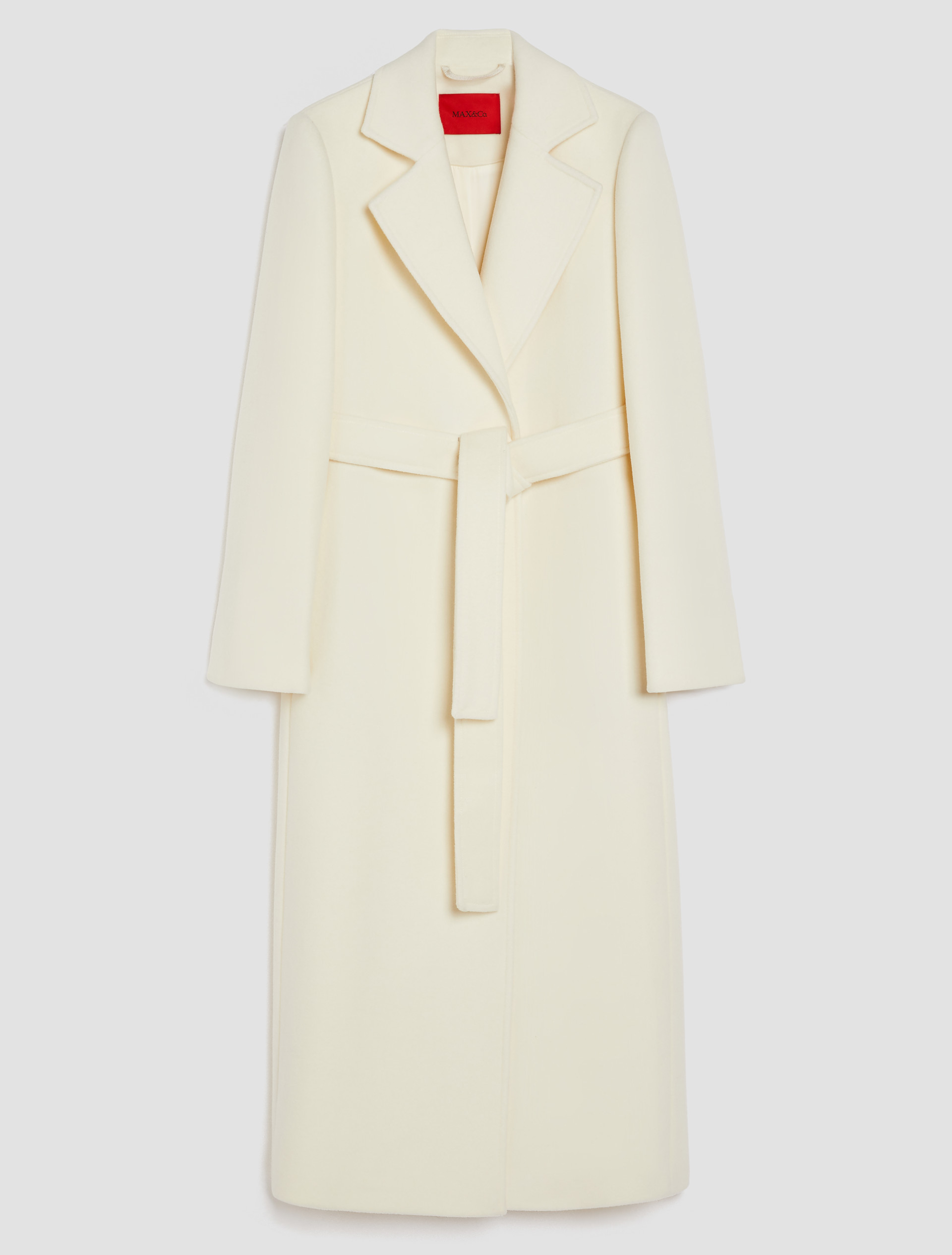 Manteau Purelong en popeline de laine - BLANC LAINE - MAX&Co. - 5