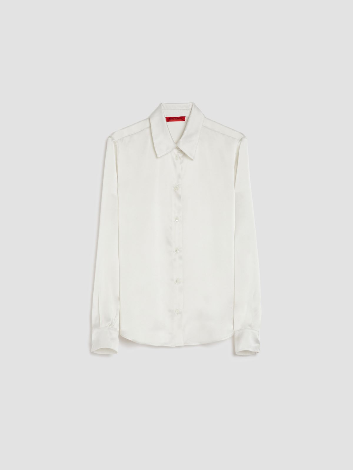 Chemise en satin de soie - BLANC LAINE - MAX&Co. - 5