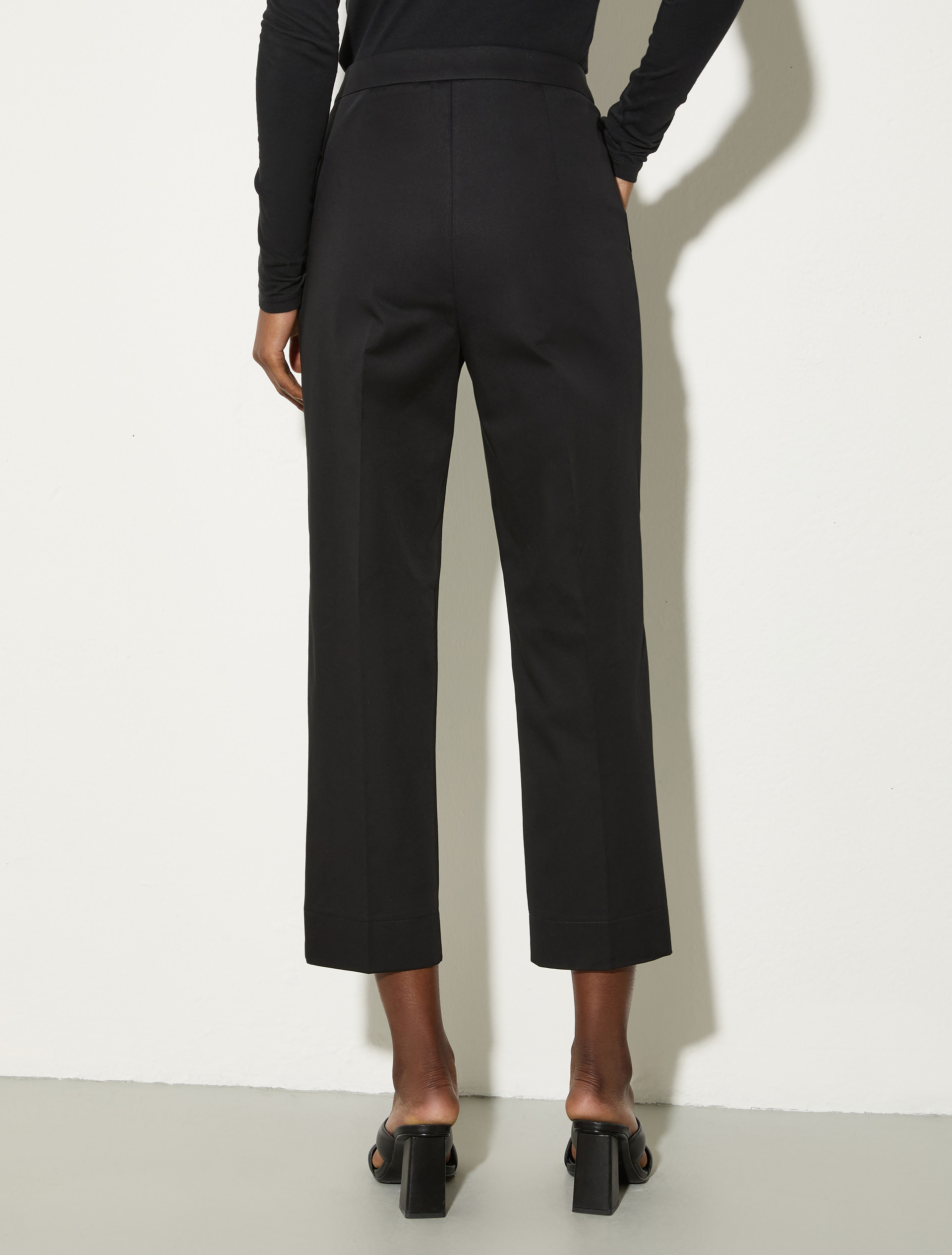 Pantalon slim en gabardine - NOIR - MAX&Co. - 2