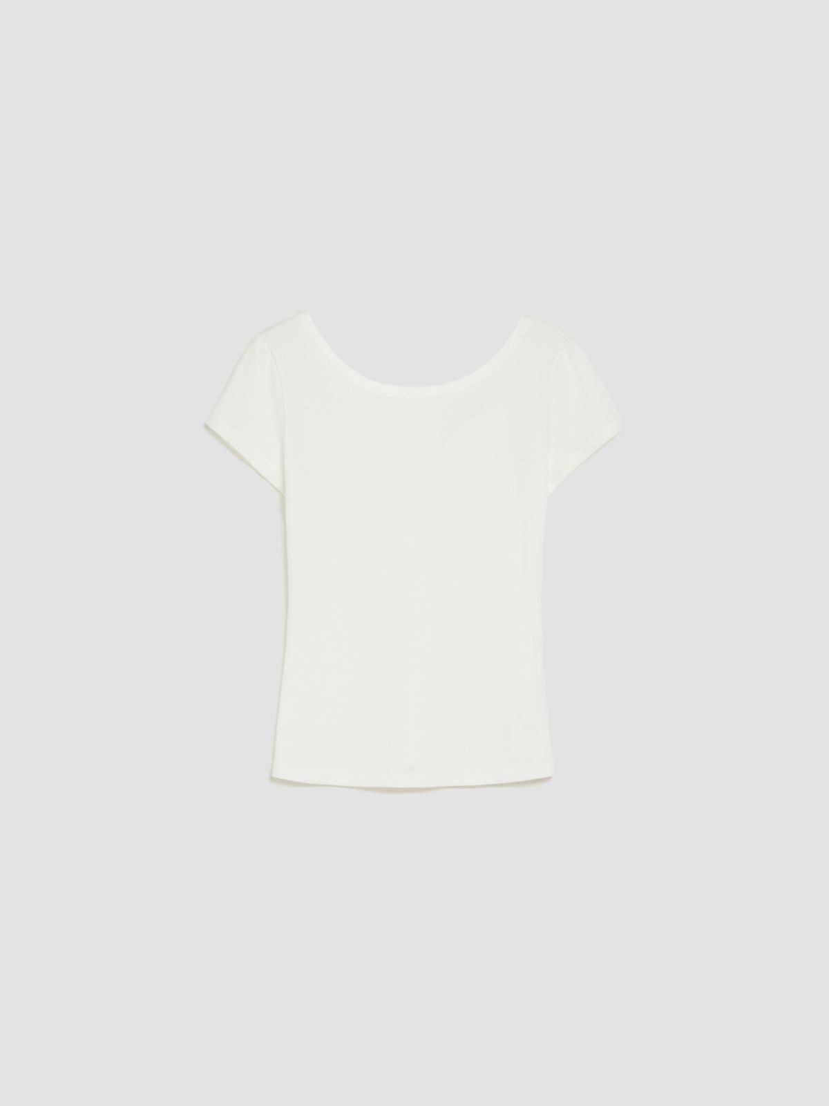 T-shirt coupe slim en jersey confortable - BLANC - MAX&Co. - 5