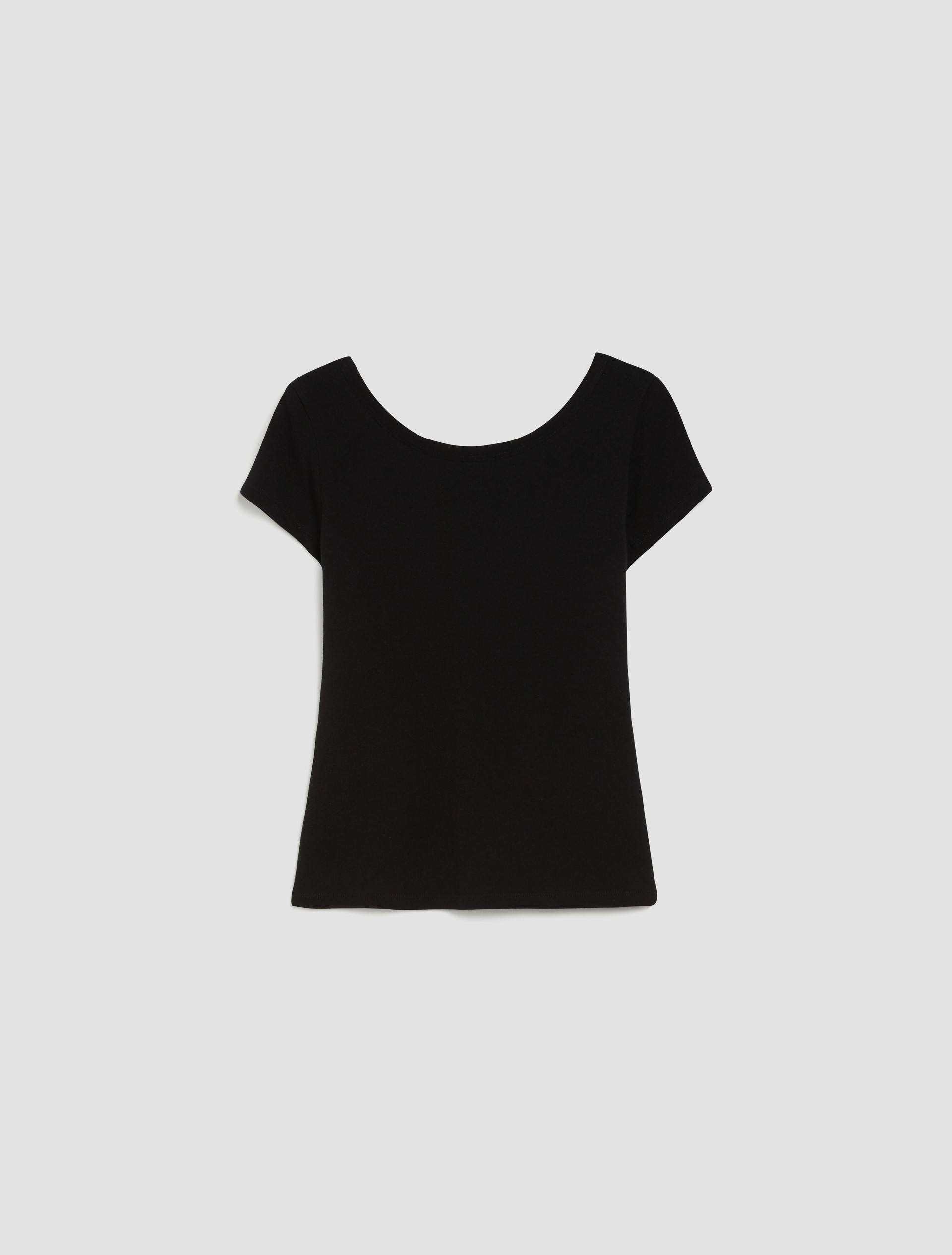 T-shirt coupe slim en jersey confortable, noir | MAX&Co. T-shirt coupe slim en jersey confortable - NOIR - MAX&Co. - 5