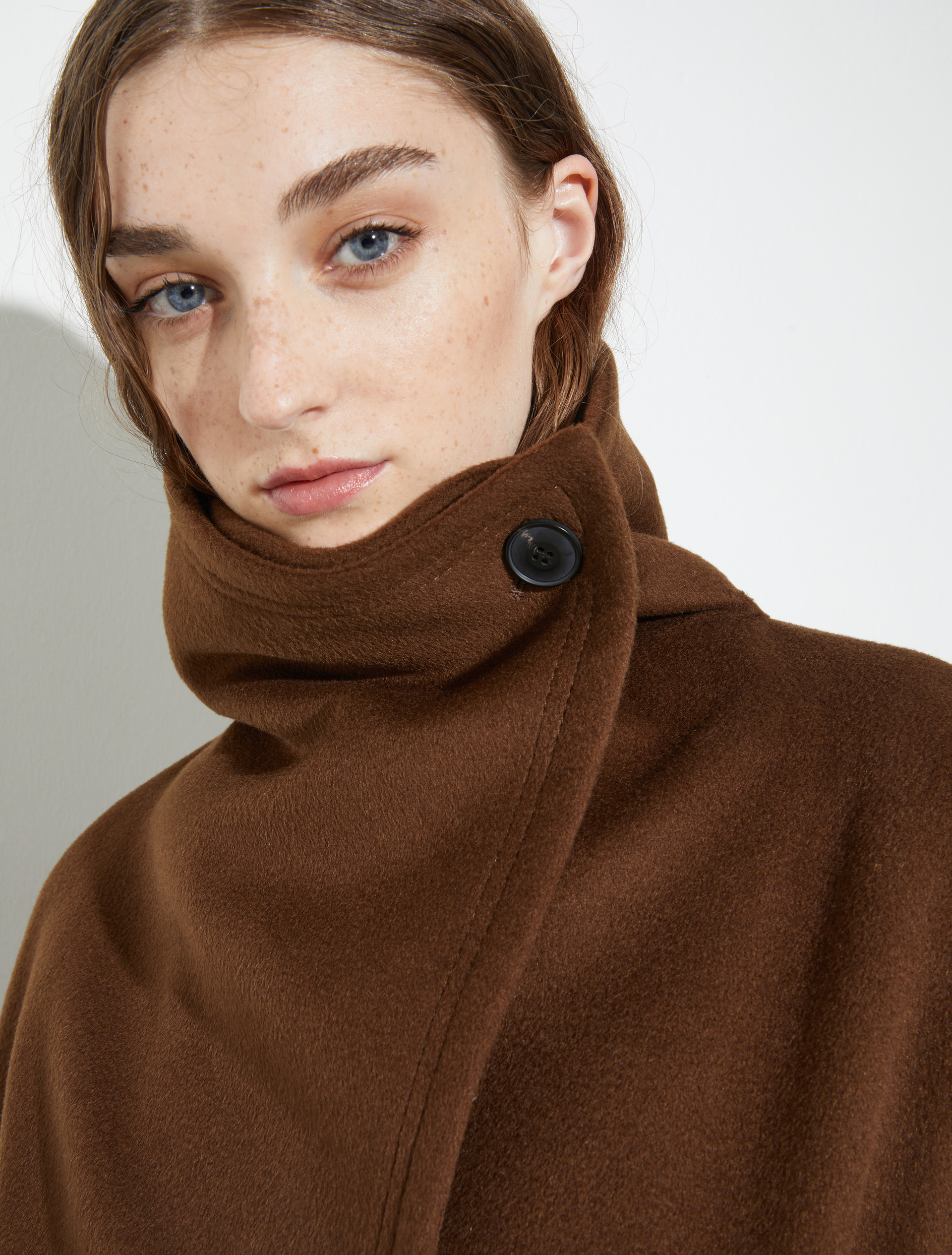 Wool and cashmere coat, brown | MAX&Co. Wool and cashmere coat - BROWN - MAX&Co. - 6