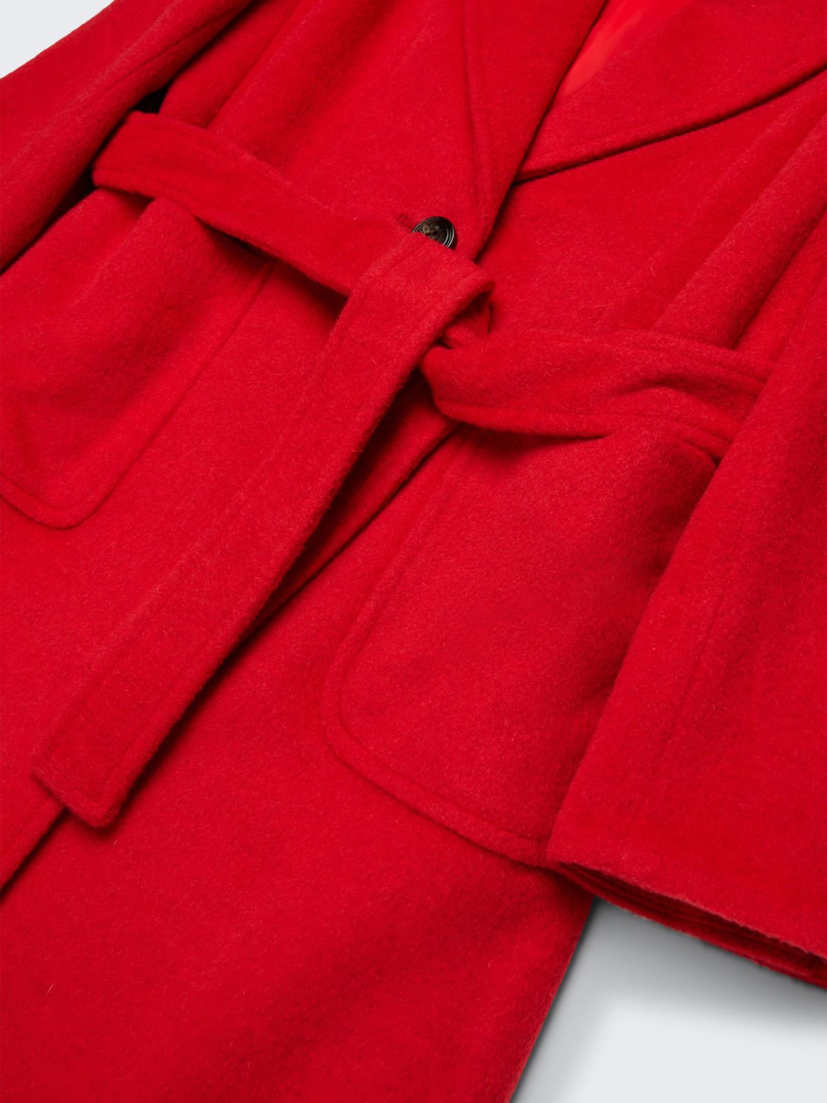 Houndstooth wool Runaway coat KID - RED - MAX&Co. - 5
