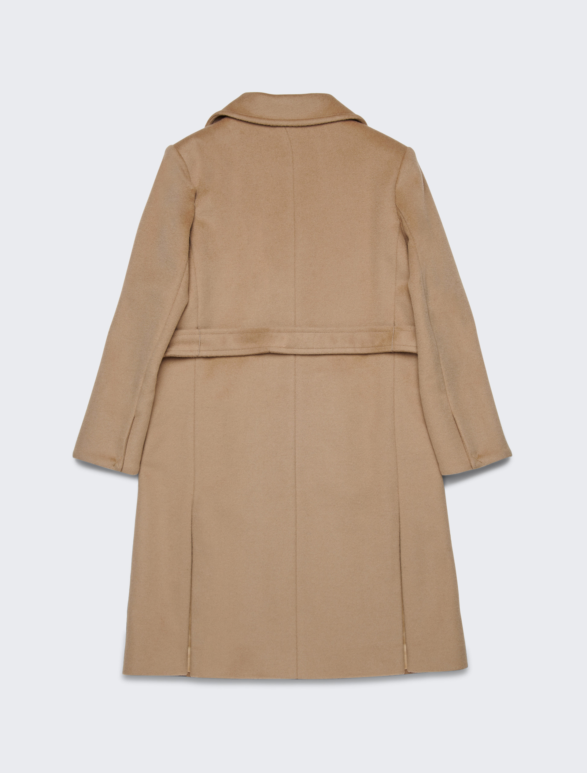 Houndstooth wool Runaway coat KID - BEIGE - MAX&Co. - 2