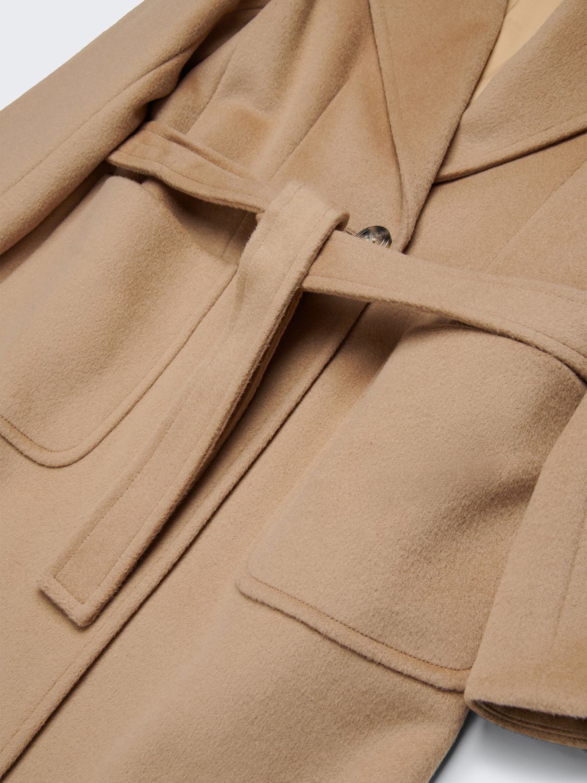Houndstooth wool Runaway coat KID - BEIGE - MAX&Co. - 5