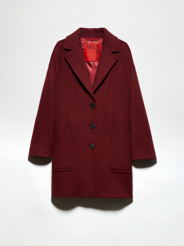 Wool-blend coat - BORDEAUX - MAX&Co.