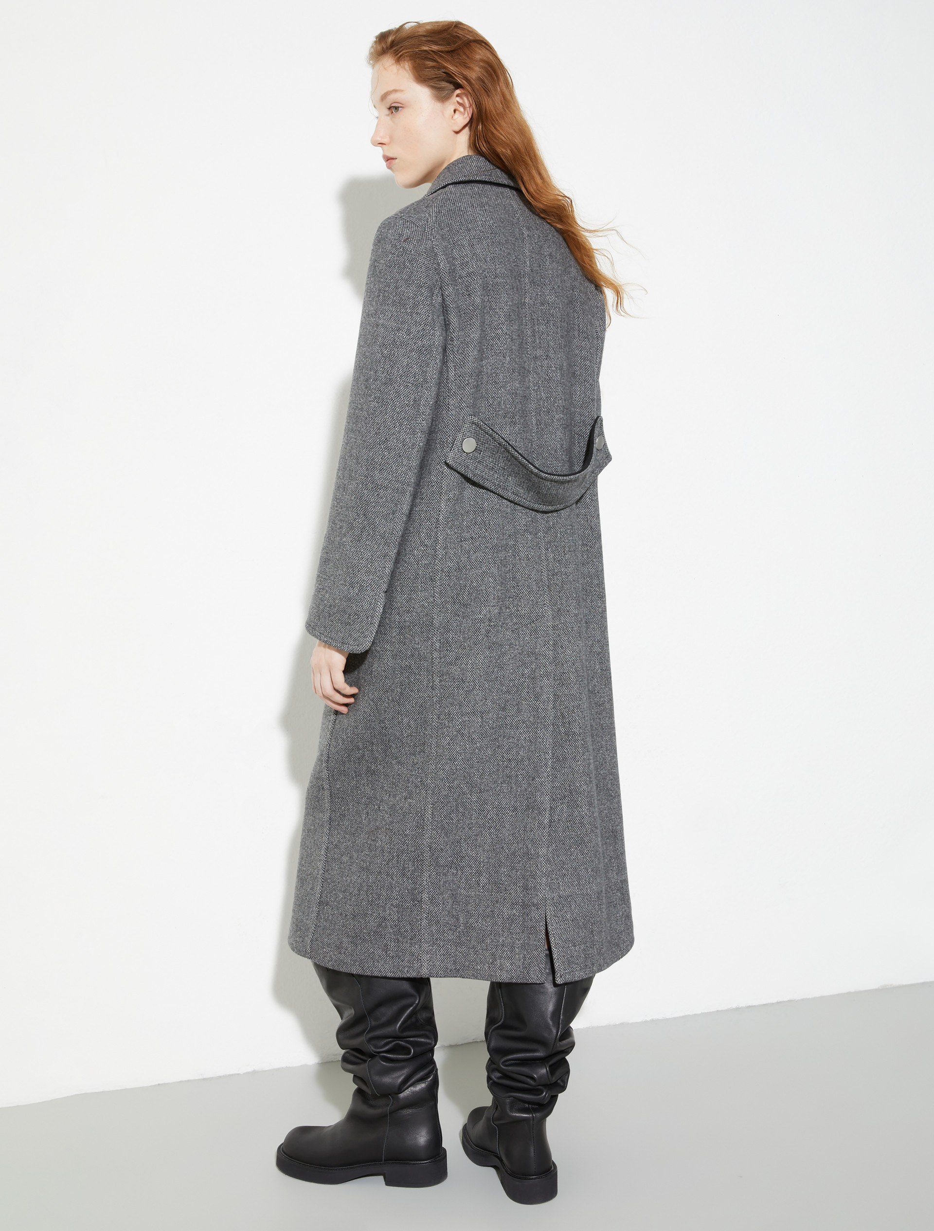 Double-woven wool coat, grey | MAX&Co. Double-woven wool coat - GREY - MAX&Co. - 2
