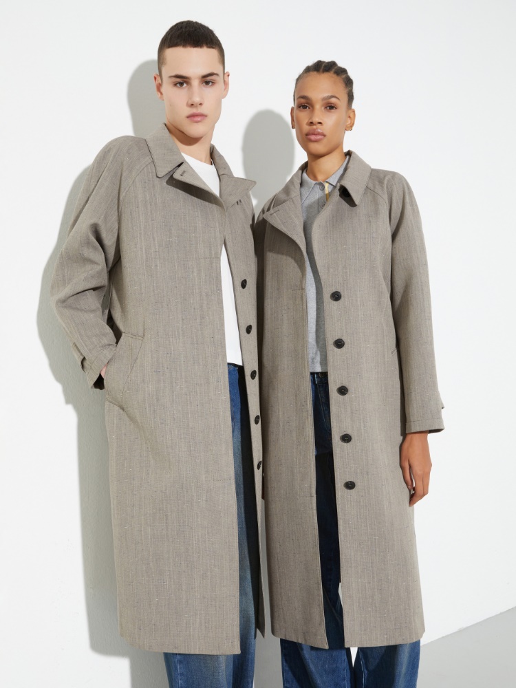 Slubby trench coat - MAX&Co.