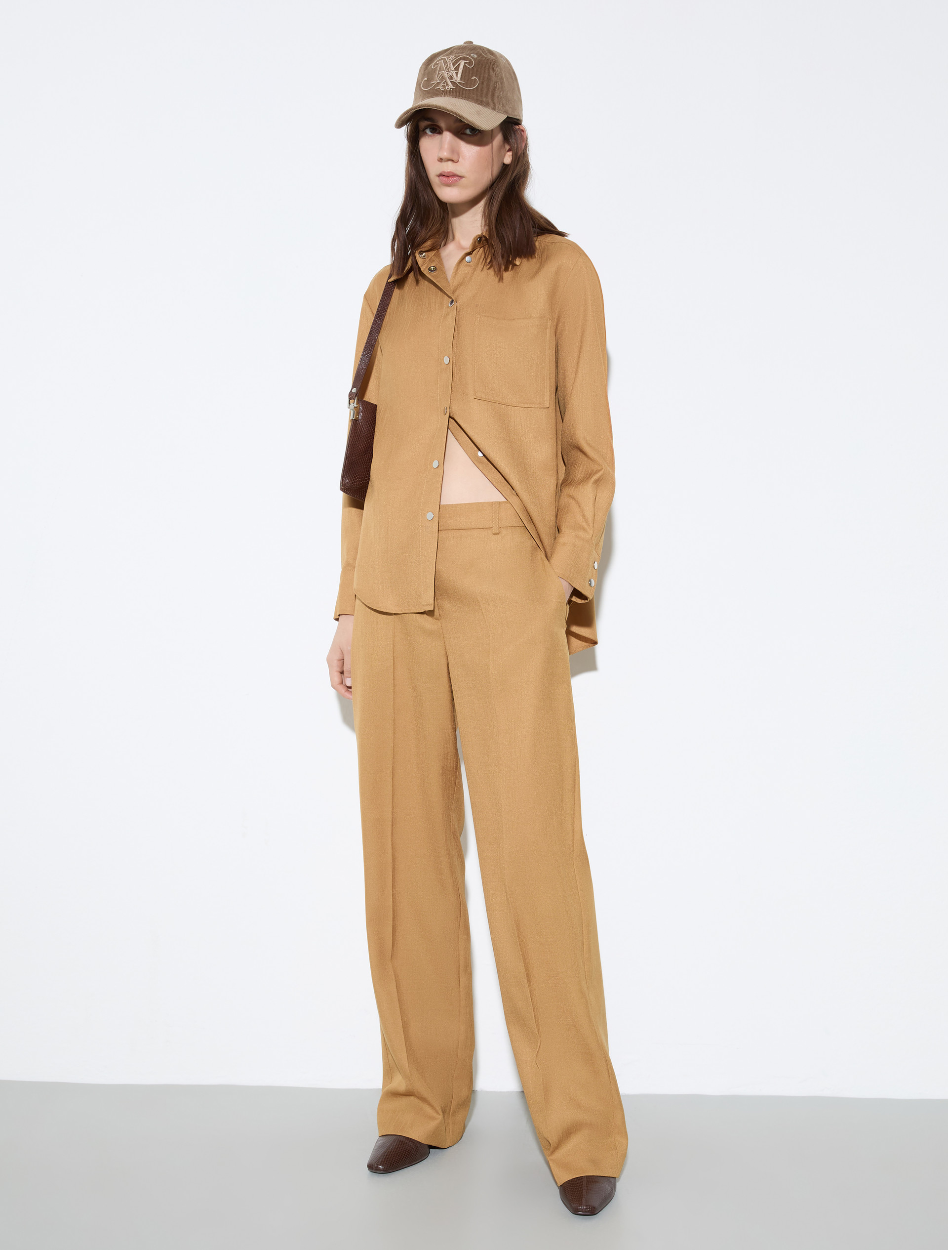 Slubby twill shacket - OCHRE - MAX&Co. - 4