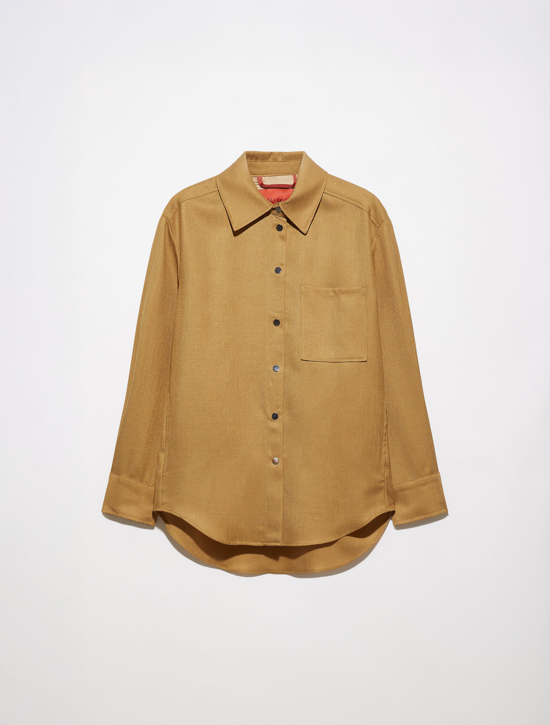 Slubby twill shacket - OCHRE - MAX&Co. - 5