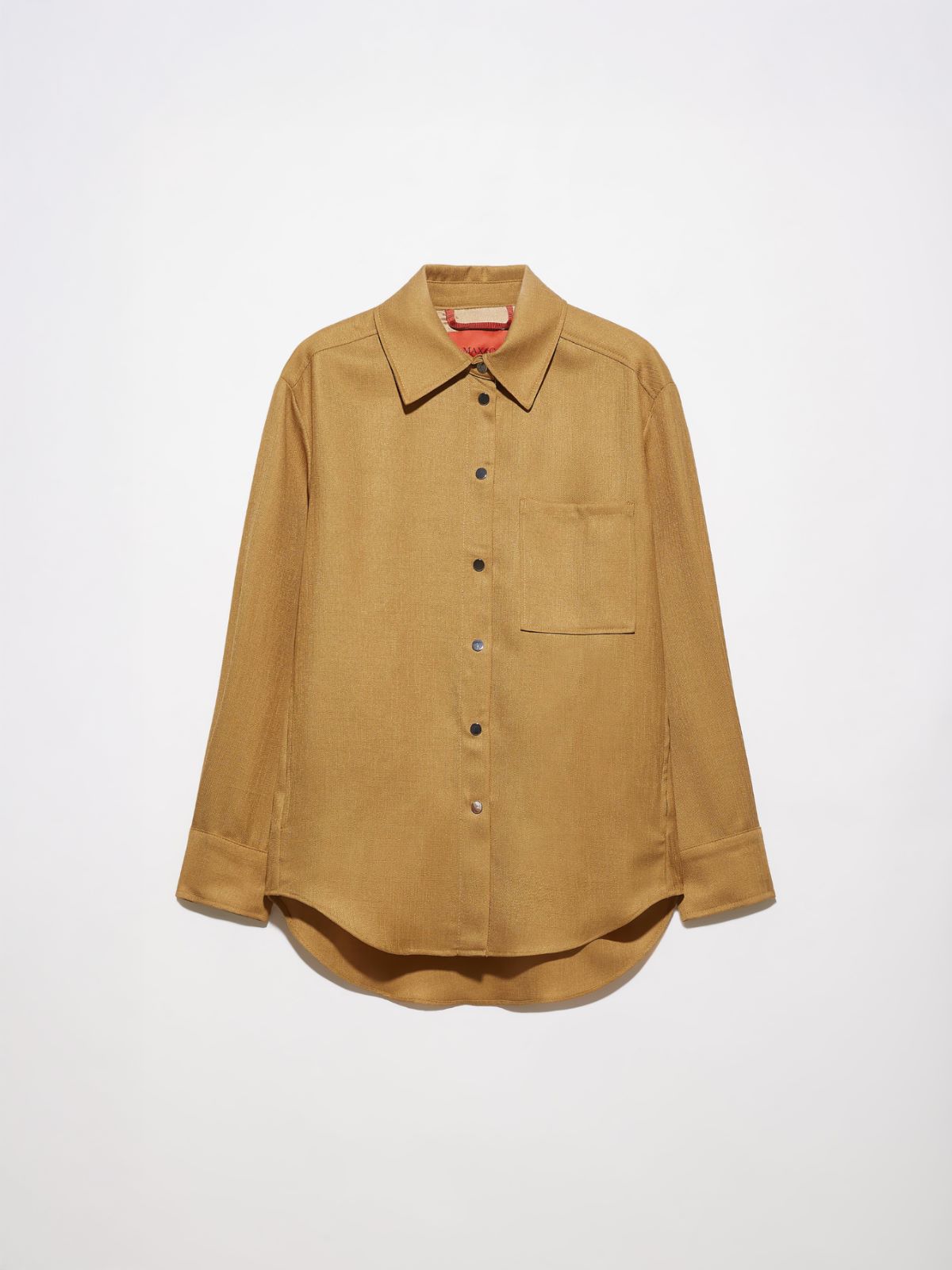 Slubby twill shacket - OCHRE - MAX&Co. - 5