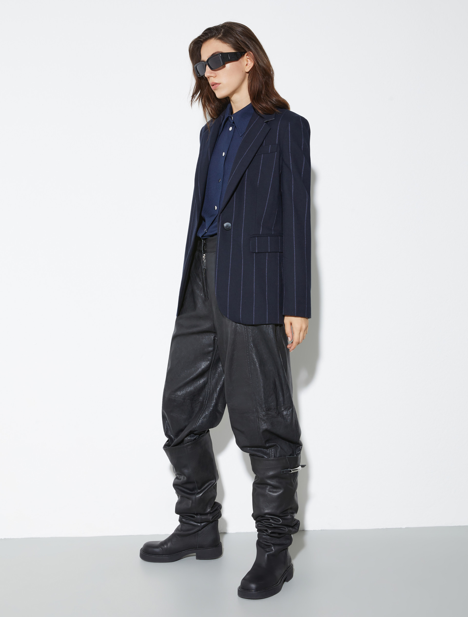 Slubby twill shacket, navy | MAX&Co. Slubby twill shacket - NAVY - MAX&Co. - 4