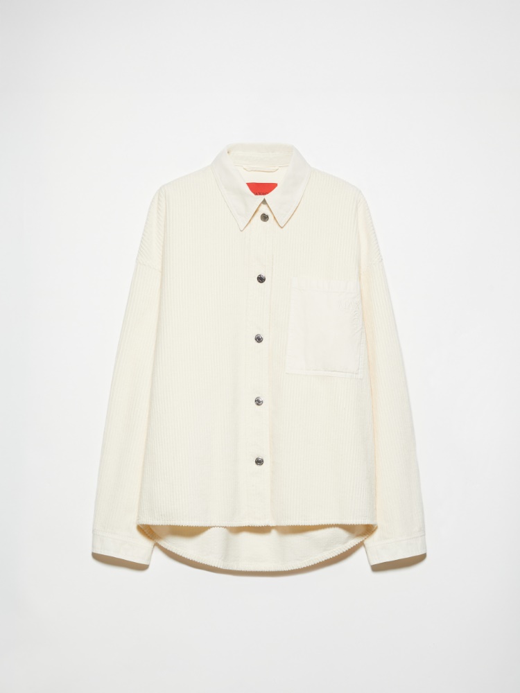 Corduroy shacket - CREAM - MAX&Co.