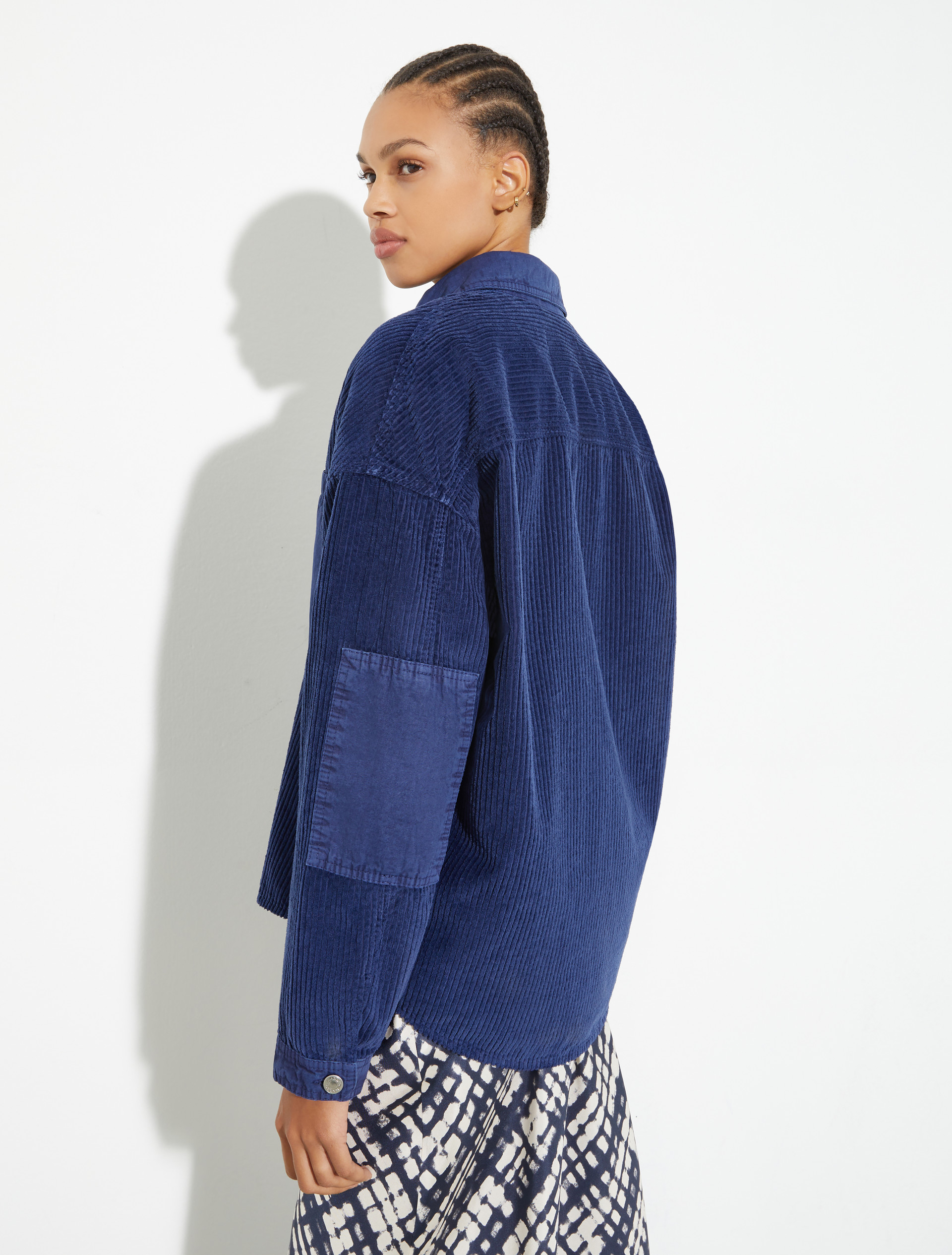 Corduroy shacket, china blue | MAX&Co. Corduroy shacket - CHINA BLUE - MAX&Co. - 2