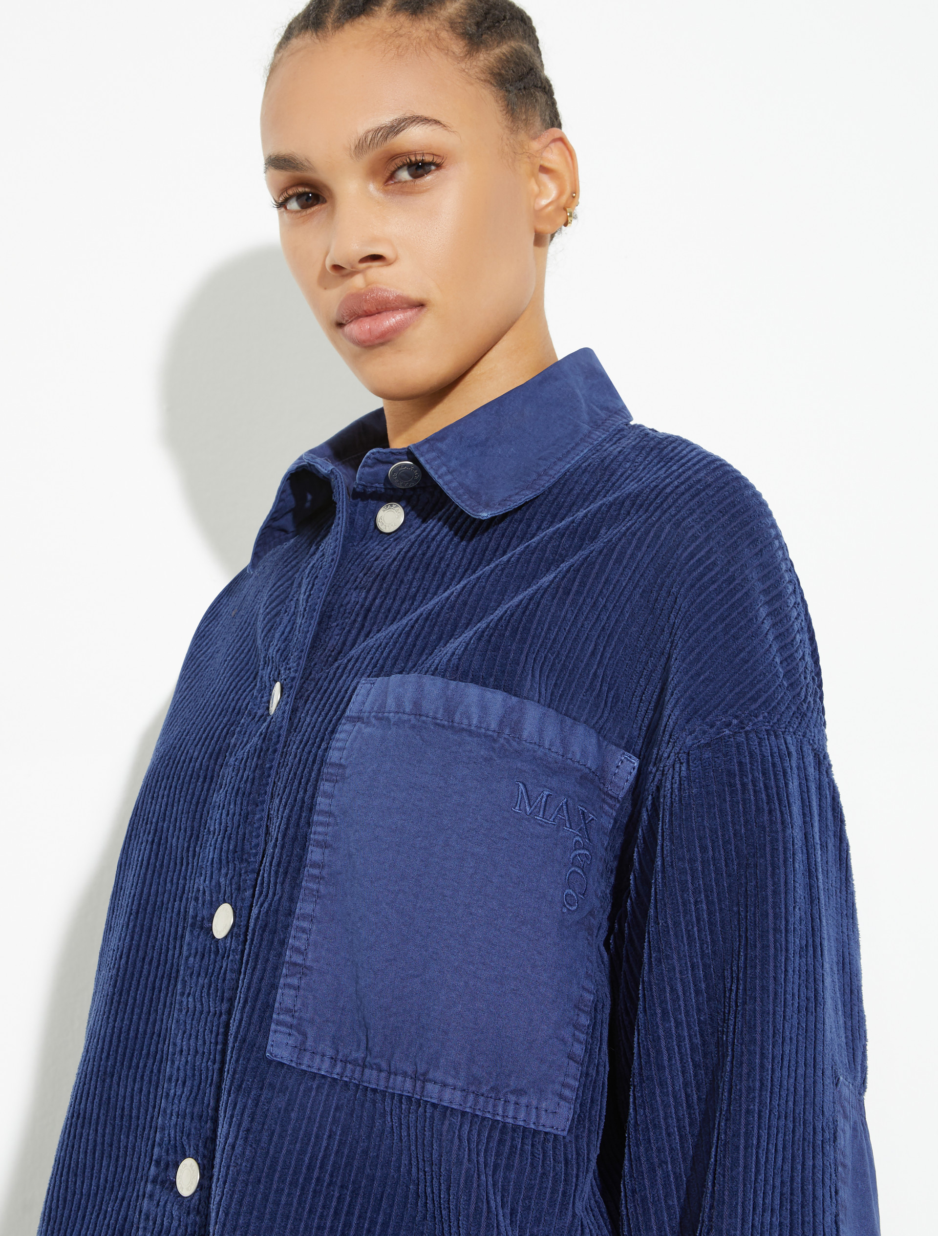 Corduroy shacket, china blue | MAX&Co. Corduroy shacket - CHINA BLUE - MAX&Co. - 3