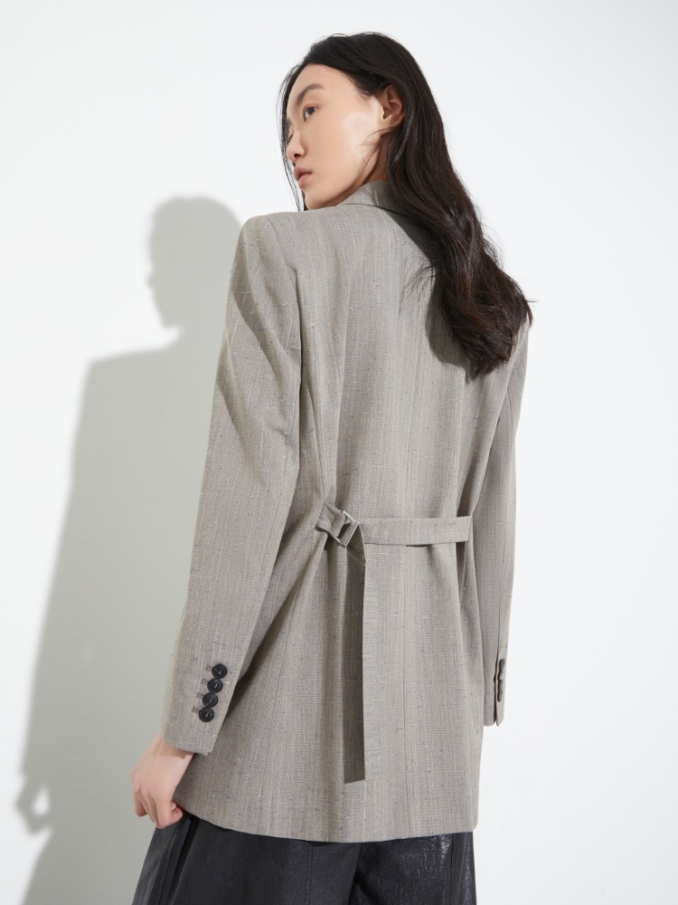 Slubby double-breasted blazer - MAX&Co. - 2