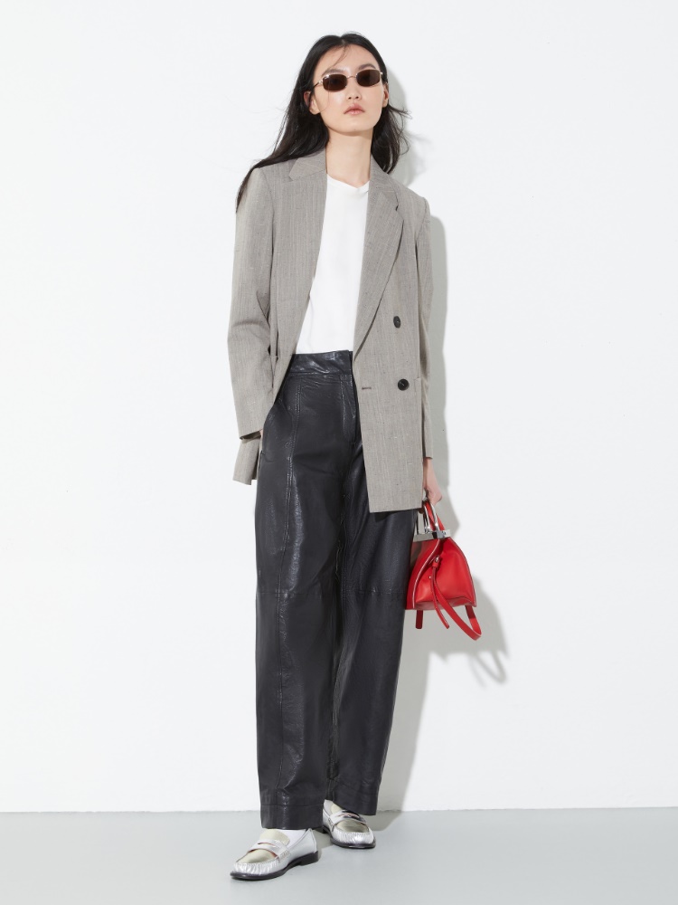 Slubby double-breasted blazer - MAX&Co. - 4