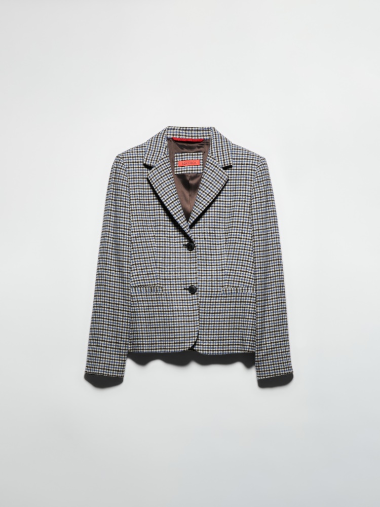 Slim-Fit Blazer aus Flanell - BRAUN - MAX&Co.