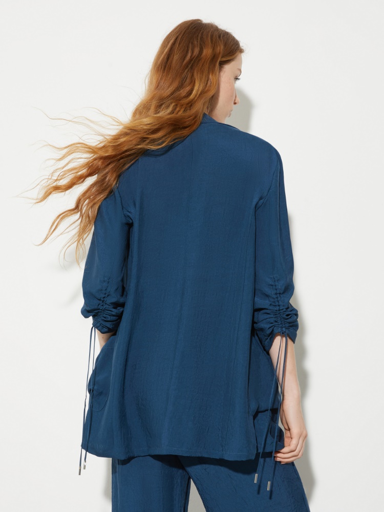 Crinkle-effect twill blazer - MAX&Co. - 2