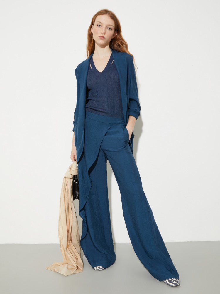 Crinkle-effect twill blazer - MAX&Co. - 4