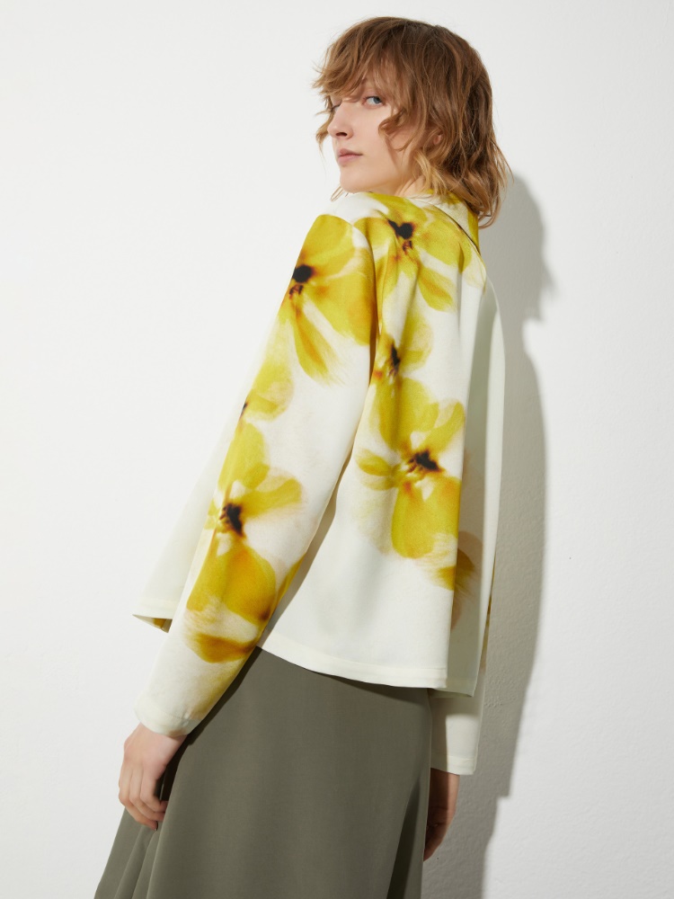 Printed satin shacket - MAX&Co. - 2