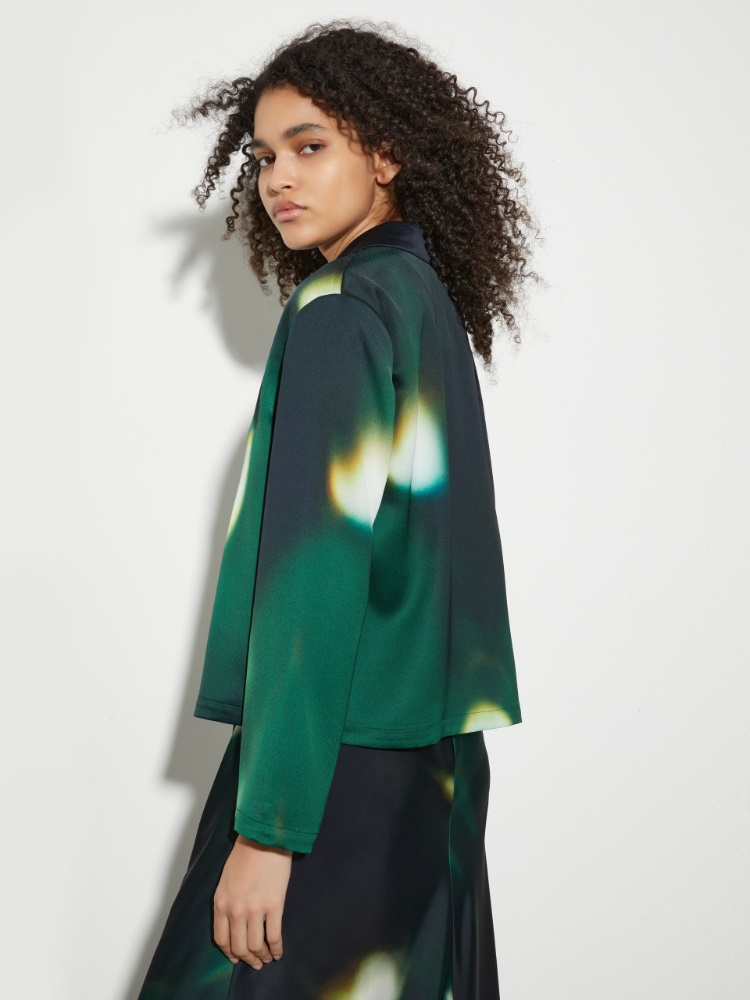 Printed satin shacket - MAX&Co. - 2