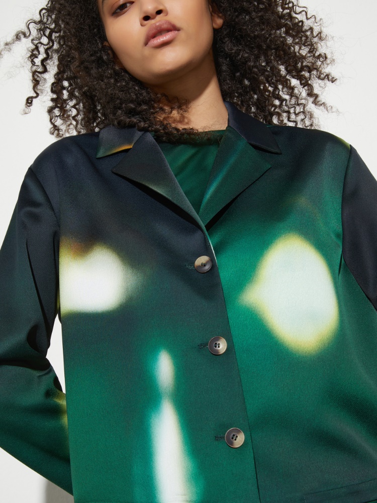 Printed satin shacket - MAX&Co. - 3
