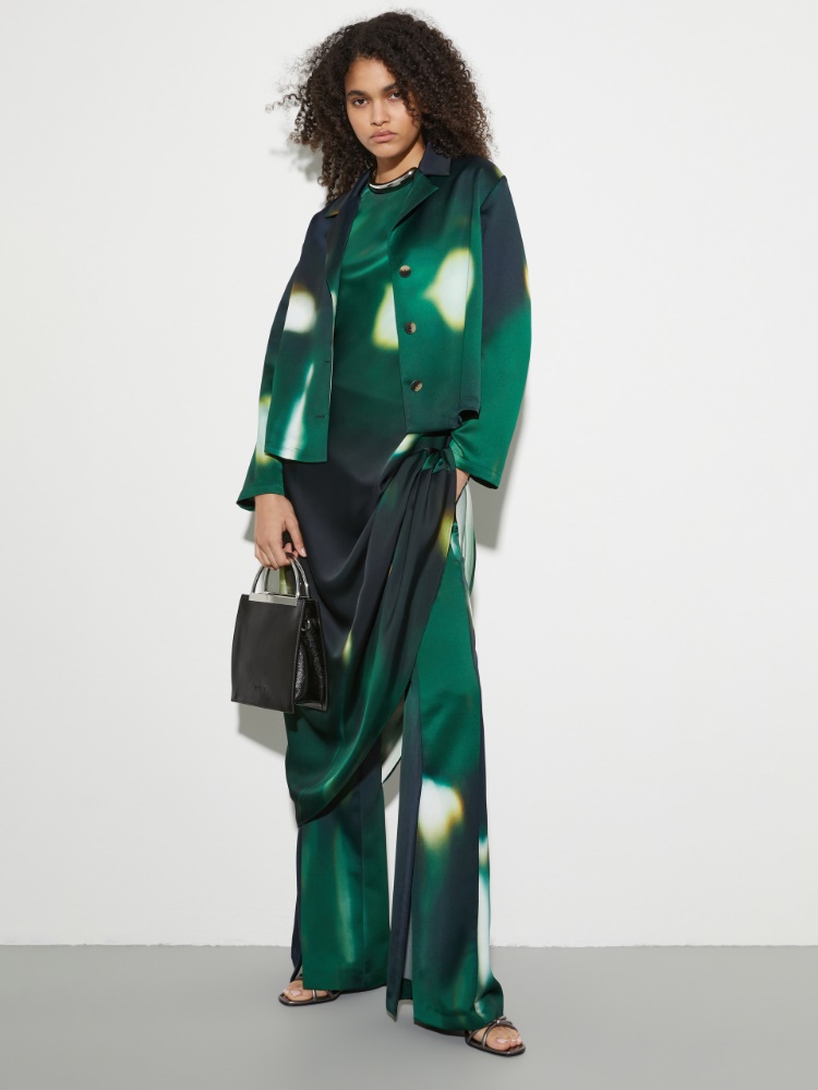 Printed satin shacket - MAX&Co. - 4