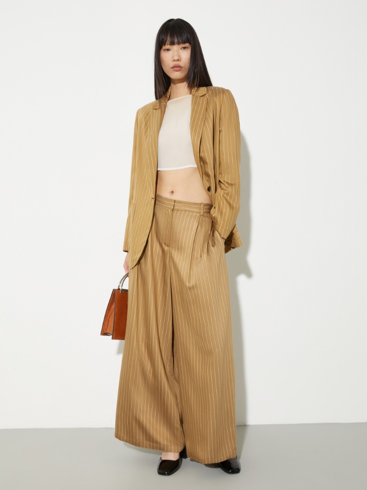 Pinstriped twill blazer - MAX&Co. - 4